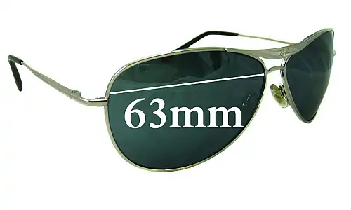 Sunglass Fix Lentilles de Remplacement pour Ray-Ban RB8015 - 63mm Wide Ray-Ban RB8015 Lentilles de Remplacement 63mm wide
