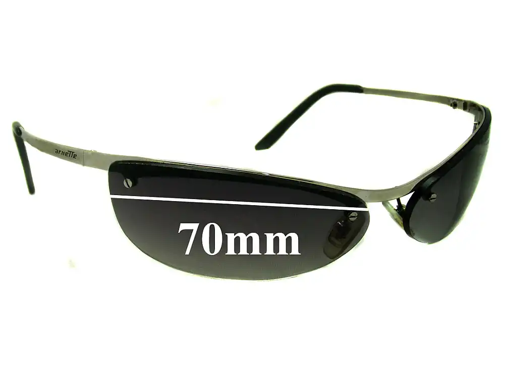 Sunglass Fix Verres de Remplacement pour Arnette Grasshopper AN3011 - 70mm Wide Sunglass Fix Verres de Remplacement pour Arnette Grasshopper AN3011 - 70mm Wide