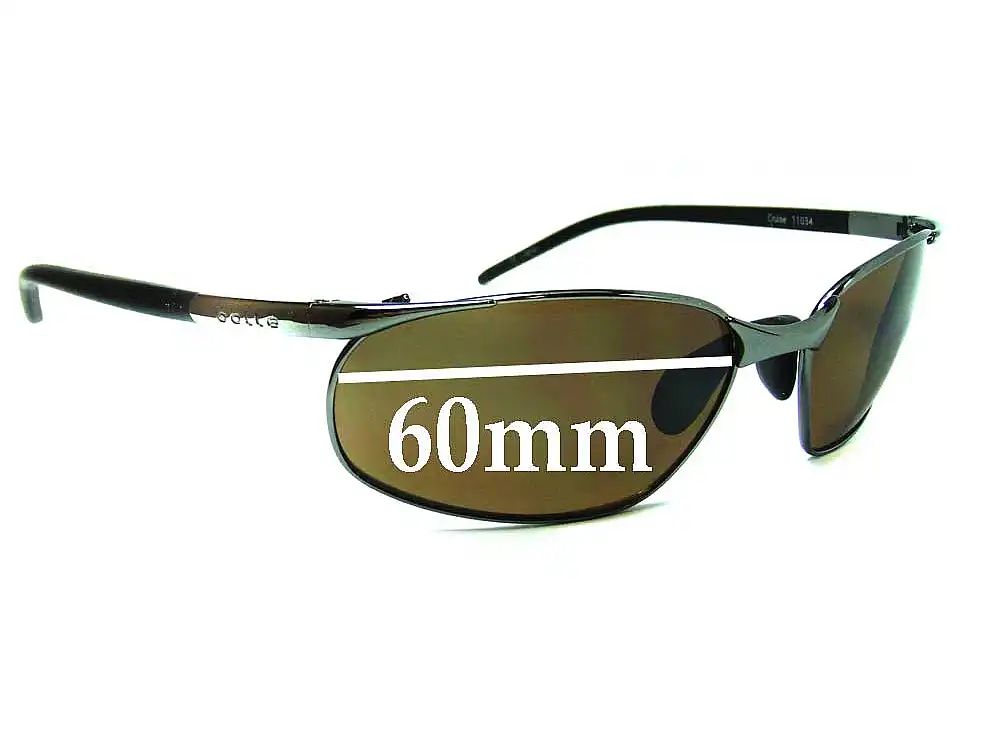 Sunglass Fix Lentilles de Remplacement pour Bolle Cruise - 60mm Wide Sunglass Fix Lentilles de Remplacement pour Bolle Cruise - 60mm Wide