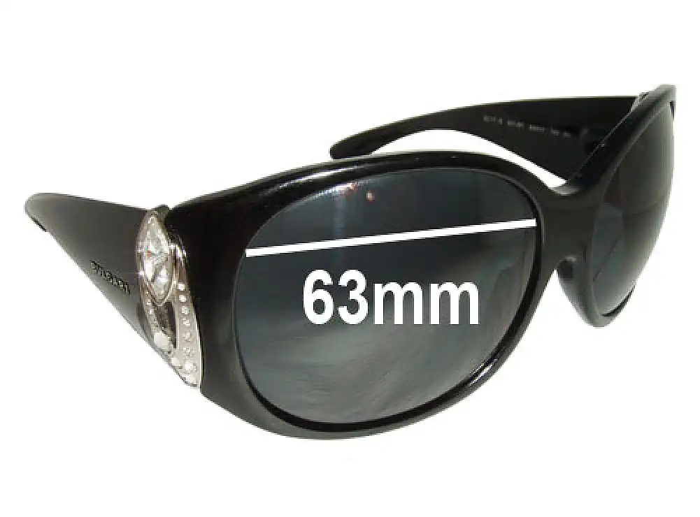 Sunglass Fix Verres de Remplacement pour Bvlgari 8017-B - 63mm Wide Sunglass Fix Verres de Remplacement pour Bvlgari 8017-B - 63mm Wide
