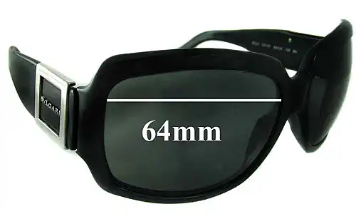 Sunglass Fix Lentilles de Remplacement pour Bvlgari 8024 - 64mm Wide Bvlgari 8024 Lentilles de Remplacement 64mm wide