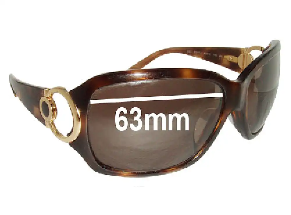 Sunglass Fix Verres de Remplacement pour Bvlgari 862 - 63mm Wide Sunglass Fix Verres de Remplacement pour Bvlgari 862 - 63mm Wide