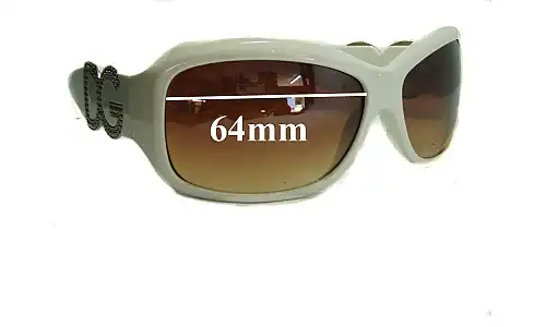 Sunglass Fix Verres de Remplacement pour Dolce & Gabbana DG187 - 64mm Wide Sunglass Fix Verres de Remplacement pour Dolce & Gabbana DG187 - 64mm Wide