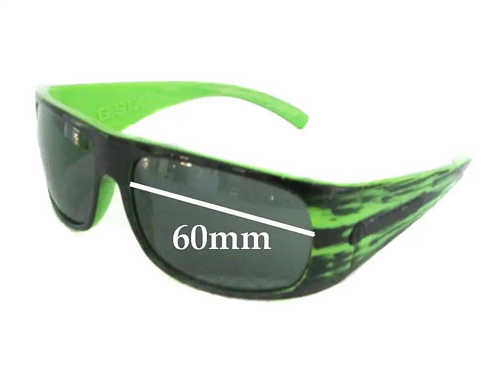 Sunglass Fix Verres de Remplacement pour Electric G-Six - 60mm Wide Sunglass Fix Verres de Remplacement pour Electric G-Six - 60mm Wide