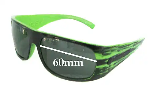 Sunglass Fix Verres de Remplacement pour Electric G-Six - 60mm Wide Sunglass Fix Verres de Remplacement pour Electric G-Six - 60mm Wide