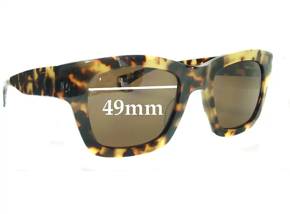 Sunglass Fix Verres de Remplacement pour Eye Bob Helen - 49mm Wide Sunglass Fix Verres de Remplacement pour Eye Bob Helen - 49mm Wide