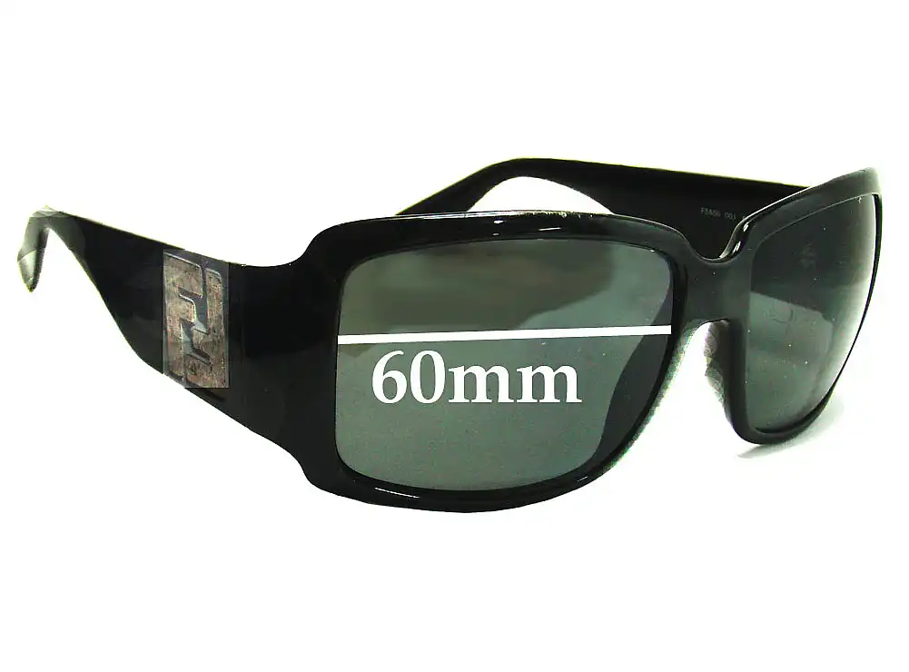 Sunglass Fix Lentilles de Remplacement pour Fendi FS 498 - 60mm Wide Sunglass Fix Lentilles de Remplacement pour Fendi FS 498 - 60mm Wide
