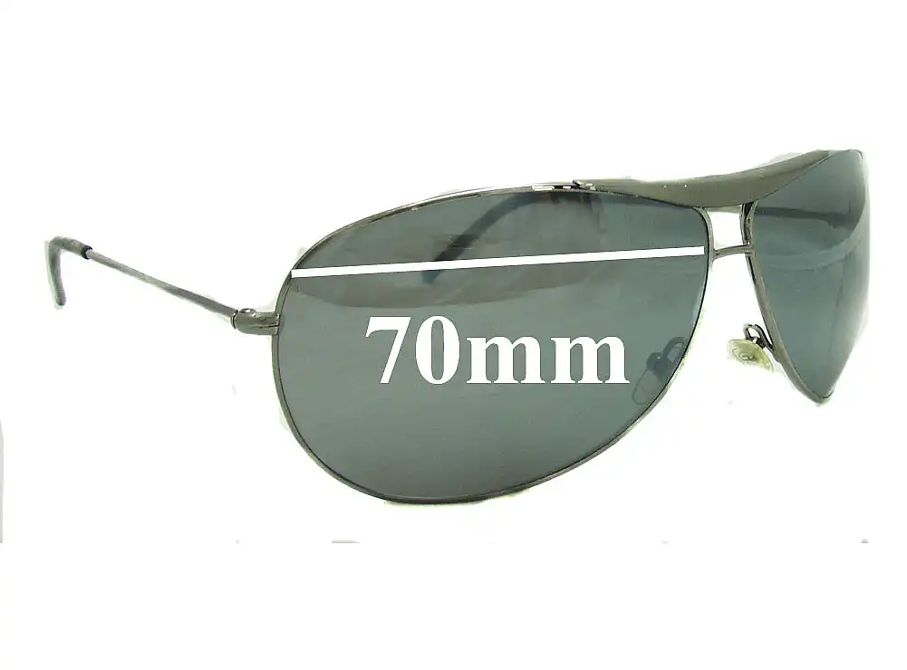 Sunglass Fix Lentilles de Remplacement pour Giorgio Armani GA 134/S - 70mm Wide Sunglass Fix Lentilles de Remplacement pour Giorgio Armani GA 134/S - 70mm Wide