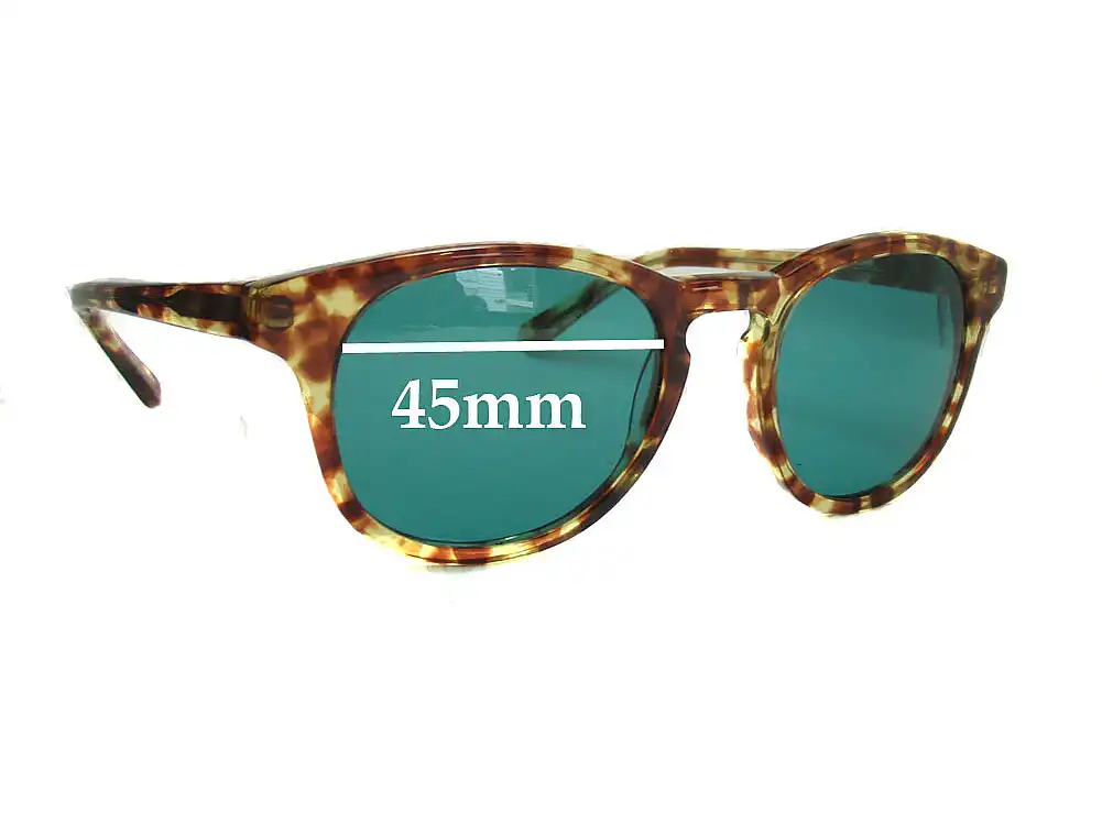 Sunglass Fix Verres de Remplacement pour Han Kjobenhavn Timeless - 45mm Wide Sunglass Fix Verres de Remplacement pour Han Kjobenhavn Timeless - 45mm Wide