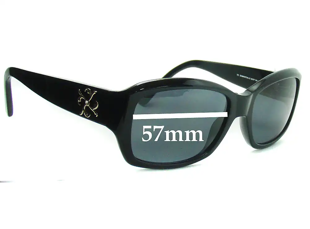 Sunglass Fix Verres de Remplacement pour Jeniffer Lopez JLO - 57mm Wide Sunglass Fix Verres de Remplacement pour Jeniffer Lopez JLO - 57mm Wide