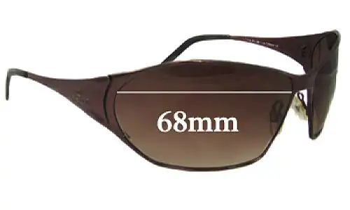 Sunglass Fix Lentilles de Remplacement pour Lacoste Lacoste - 68mm Wide Lacoste Lacoste Lentilles de Remplacement 68mm wide
