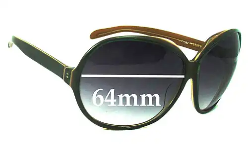 Sunglass Fix Verres de Remplacement pour Louenhide Unknown Model - 64mm Wide Sunglass Fix Verres de Remplacement pour Louenhide Unknown Model - 64mm Wide