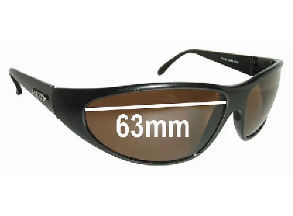 Sunglass Fix Verres de Remplacement pour Mako Hunter 9486 - 63mm Wide Sunglass Fix Verres de Remplacement pour Mako Hunter 9486 - 63mm Wide