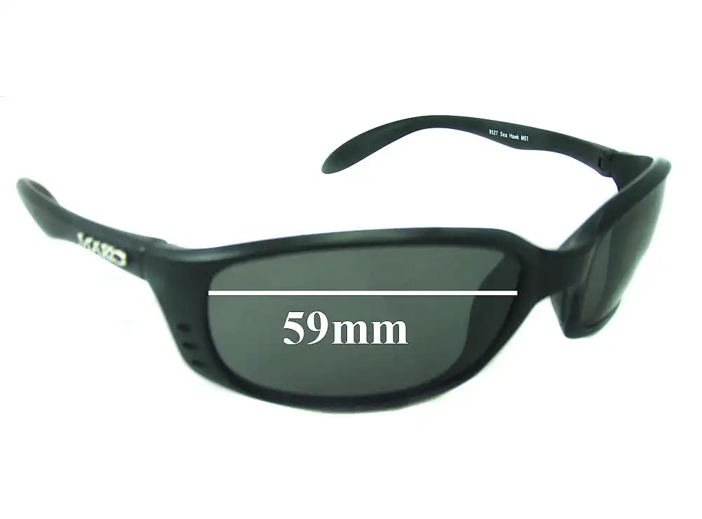 Sunglass Fix Verres de Remplacement pour Mako Sea Hawk 9527 - 59mm Wide Sunglass Fix Verres de Remplacement pour Mako Sea Hawk 9527 - 59mm Wide