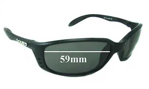 Sunglass Fix Verres de Remplacement pour Mako Sea Hawk 9527 - 59mm Wide Sunglass Fix Verres de Remplacement pour Mako Sea Hawk 9527 - 59mm Wide