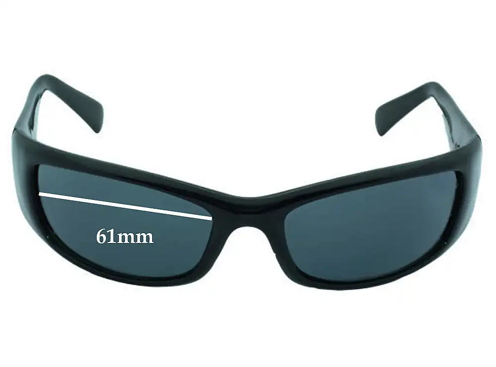 Sunglass Fix Verres de Remplacement pour Mako Grin 9505 - 61mm Wide Sunglass Fix Verres de Remplacement pour Mako Grin 9505 - 61mm Wide