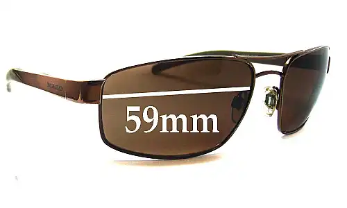 Sunglass Fix Verres de Remplacement pour Mako Kick 9502 - 59mm Wide Sunglass Fix Verres de Remplacement pour Mako Kick 9502 - 59mm Wide