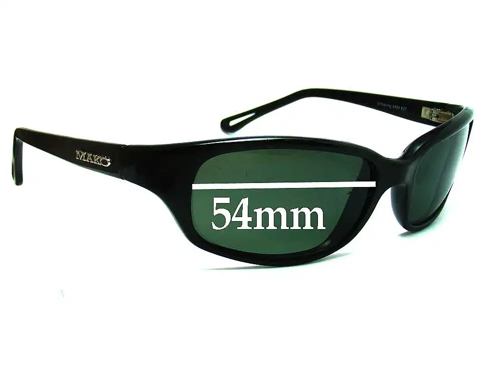 Sunglass Fix Verres de Remplacement pour Mako Offspring 9464 - 54mm Wide Sunglass Fix Verres de Remplacement pour Mako Offspring 9464 - 54mm Wide
