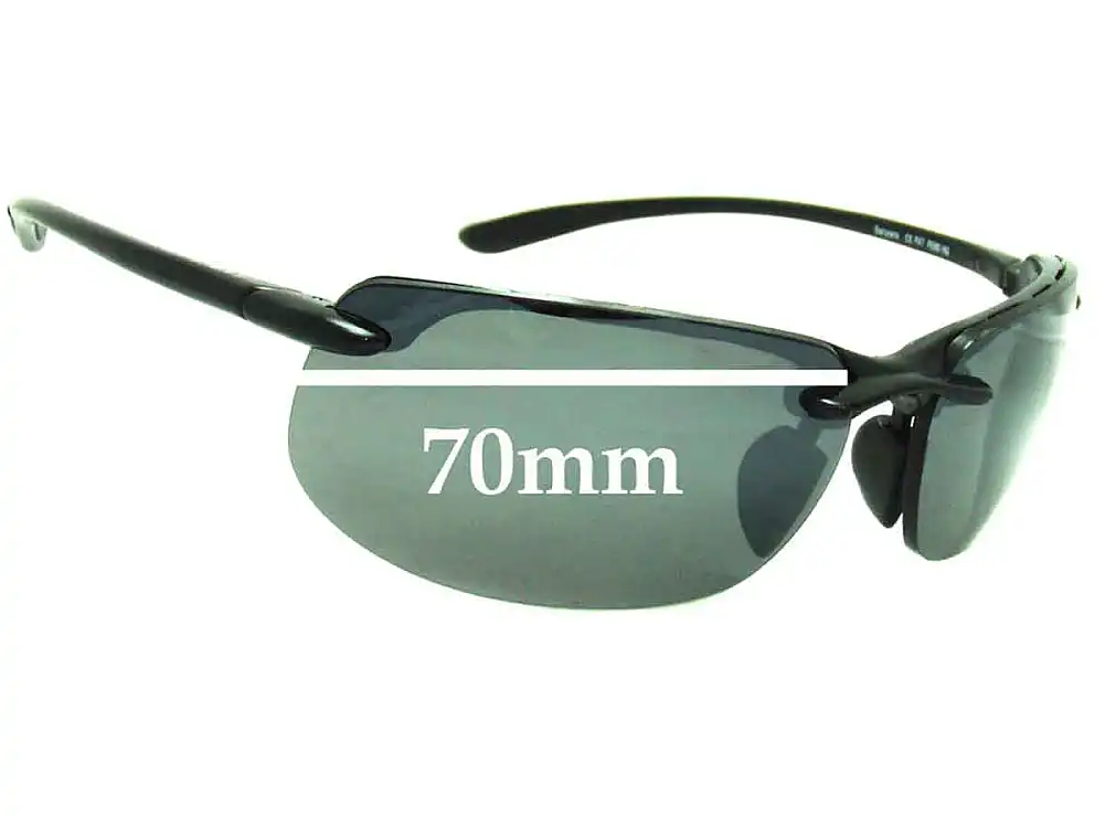 Sunglass Fix Lentilles de Remplacement pour Maui Jim MJ412 Banyans (Nose Gasket Only) - 70mm Wide Sunglass Fix Lentilles de Remplacement pour Maui Jim MJ412 Banyans (Nose Gasket Only) - 70mm Wide