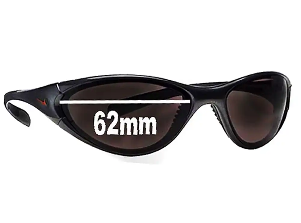 Sunglass Fix Verres de Remplacement pour Nike EV0010 Interchange Round - 62mm Wide Sunglass Fix Verres de Remplacement pour Nike EV0010 Interchange Round - 62mm Wide