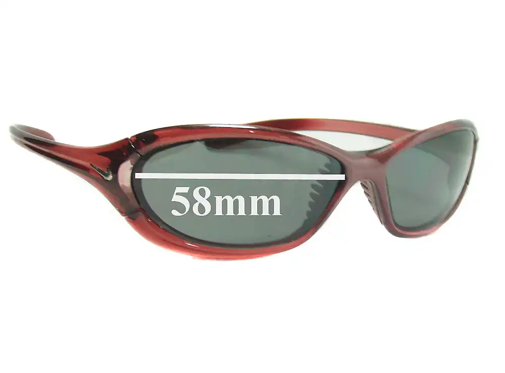 Sunglass Fix Lentilles de Remplacement pour Nike EV0062 Treviso - 58mm Wide Sunglass Fix Lentilles de Remplacement pour Nike EV0062 Treviso - 58mm Wide