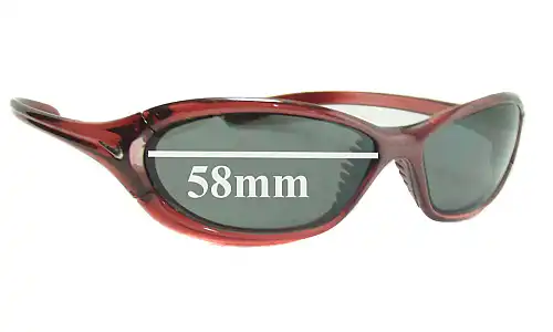 Sunglass Fix Lentilles de Remplacement pour Nike EV0062 Treviso - 58mm Wide Nike EV0062 Treviso Lentilles de Remplacement 58mm wide