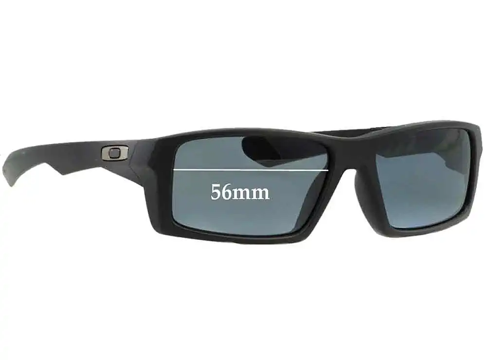 Sunglass Fix Verres de Remplacement pour Oakley Twitch - 56mm Wide Sunglass Fix Verres de Remplacement pour Oakley Twitch - 56mm Wide