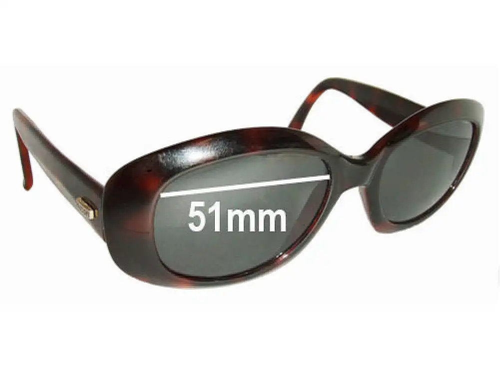 Sunglass Fix Verres de Remplacement pour Oroton 1193 HZ - 51mm Wide Sunglass Fix Verres de Remplacement pour Oroton 1193 HZ - 51mm Wide