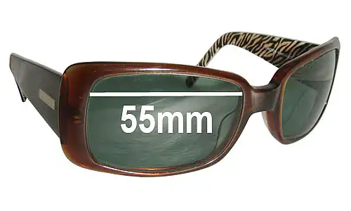 Sunglass Fix Verres de Remplacement pour Oroton Roma - 55mm Wide Sunglass Fix Verres de Remplacement pour Oroton Roma - 55mm Wide