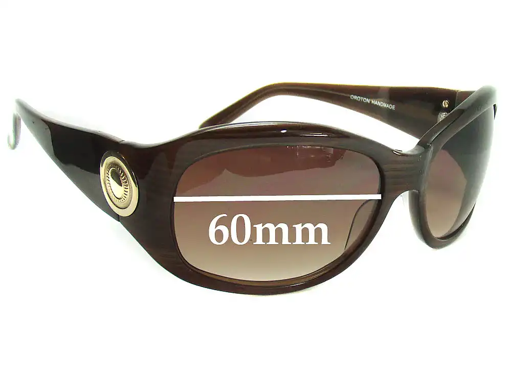 Sunglass Fix Verres de Remplacement pour Oroton Tropicana - 60mm Wide Sunglass Fix Verres de Remplacement pour Oroton Tropicana - 60mm Wide