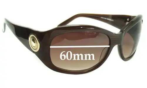 Sunglass Fix Verres de Remplacement pour Oroton Tropicana - 60mm Wide Sunglass Fix Verres de Remplacement pour Oroton Tropicana - 60mm Wide