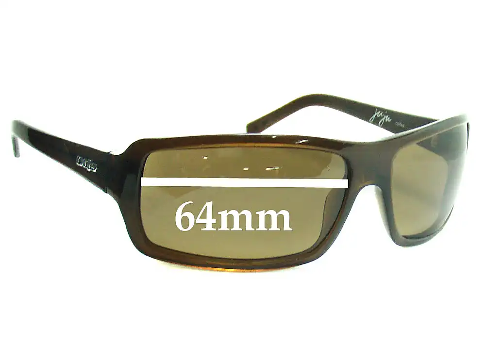 Sunglass Fix Verres de Remplacement pour Otis Ju Ju - 64mm Wide Sunglass Fix Verres de Remplacement pour Otis Ju Ju - 64mm Wide