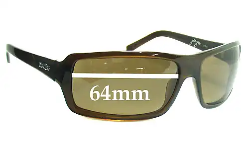 Sunglass Fix Verres de Remplacement pour Otis Ju Ju - 64mm Wide Sunglass Fix Verres de Remplacement pour Otis Ju Ju - 64mm Wide