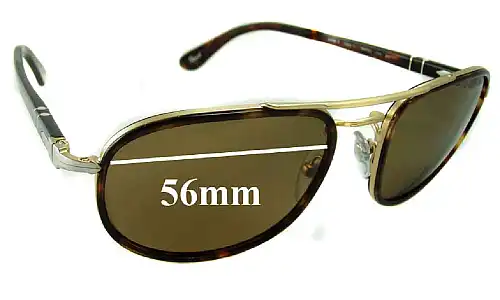 Sunglass Fix Verres de Remplacement pour Persol 2409-S - 56mm Wide Sunglass Fix Verres de Remplacement pour Persol 2409-S - 56mm Wide
