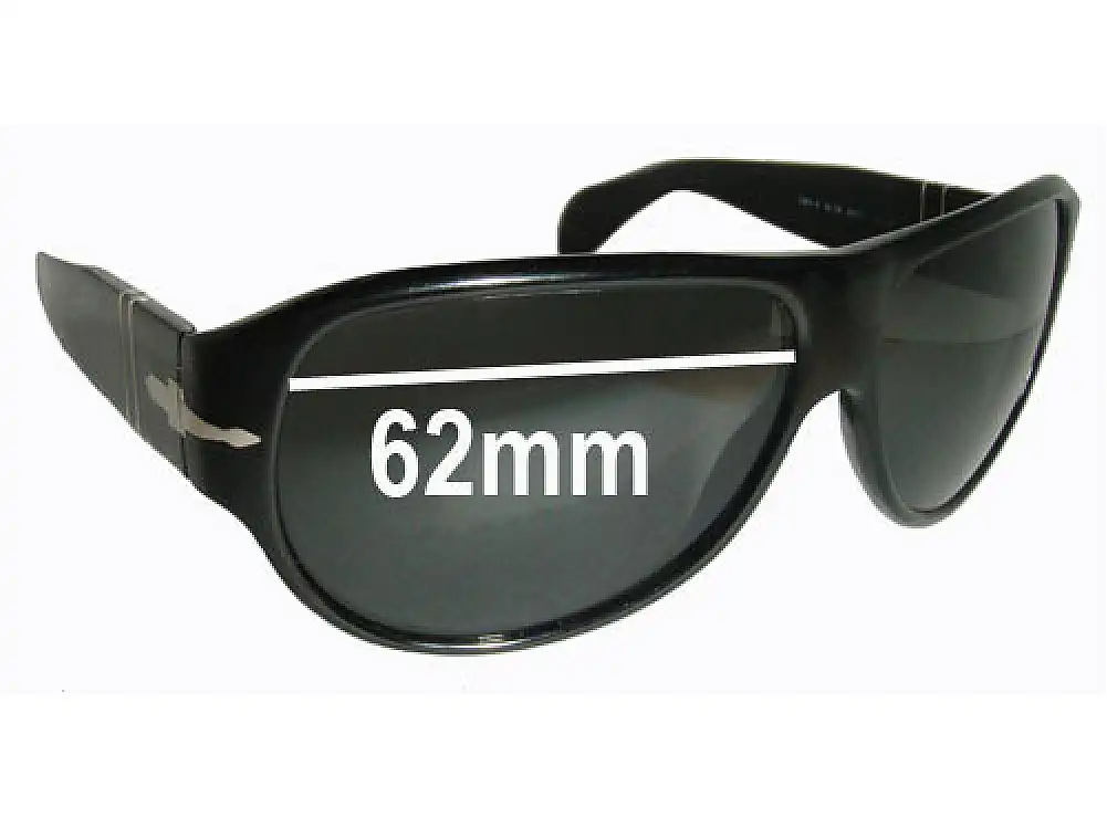 Sunglass Fix Verres de Remplacement pour Persol 2943-S - 62mm Wide Sunglass Fix Verres de Remplacement pour Persol 2943-S - 62mm Wide