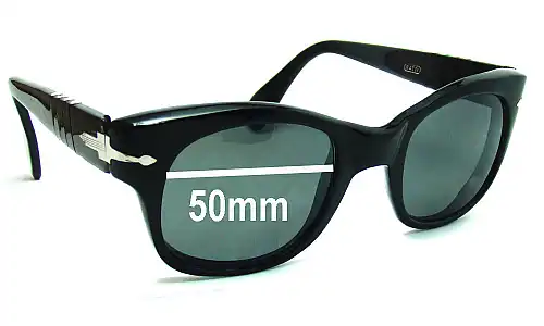 Sunglass Fix Verres de Remplacement pour Persol Ratti 6201 - 50mm Wide Persol Ratti 6201 Verres de Remplacement 50mm wide