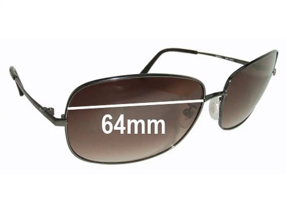 Sunglass Fix Verres de Remplacement pour Police S8467J - 64mm Wide Sunglass Fix Verres de Remplacement pour Police S8467J - 64mm Wide