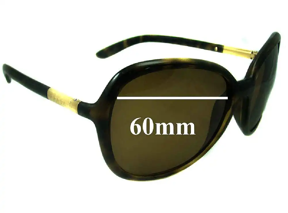 Sunglass Fix Verres de Remplacement pour Prada SPR25L - 60mm Wide Sunglass Fix Verres de Remplacement pour Prada SPR25L - 60mm Wide