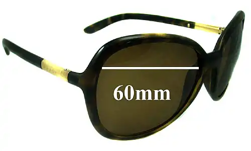 Sunglass Fix Verres de Remplacement pour Prada SPR25L - 60mm Wide Sunglass Fix Verres de Remplacement pour Prada SPR25L - 60mm Wide