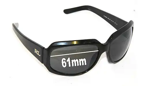 Sunglass Fix Lentilles de Remplacement pour Polo RL 8083 - 61mm Wide Polo RL 8083 Lentilles de Remplacement 61mm wide