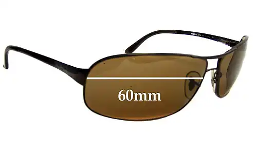 Sunglass Fix Verres de Remplacement pour Ray-Ban RB3343 - 60mm Wide Sunglass Fix Verres de Remplacement pour Ray-Ban RB3343 - 60mm Wide