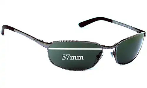 Sunglass Fix Lentilles de Remplacement pour Ray Ban RB3175 - 57mm Wide Ray Ban RB3175 Lentilles de Remplacement 57mm wide