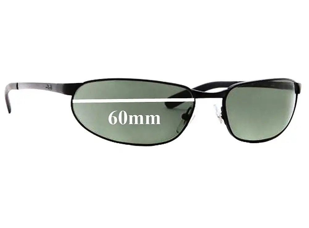 Sunglass Fix Verres de Remplacement pour Ray-Ban RB3176 Flight - 60mm Wide Sunglass Fix Verres de Remplacement pour Ray-Ban RB3176 Flight - 60mm Wide