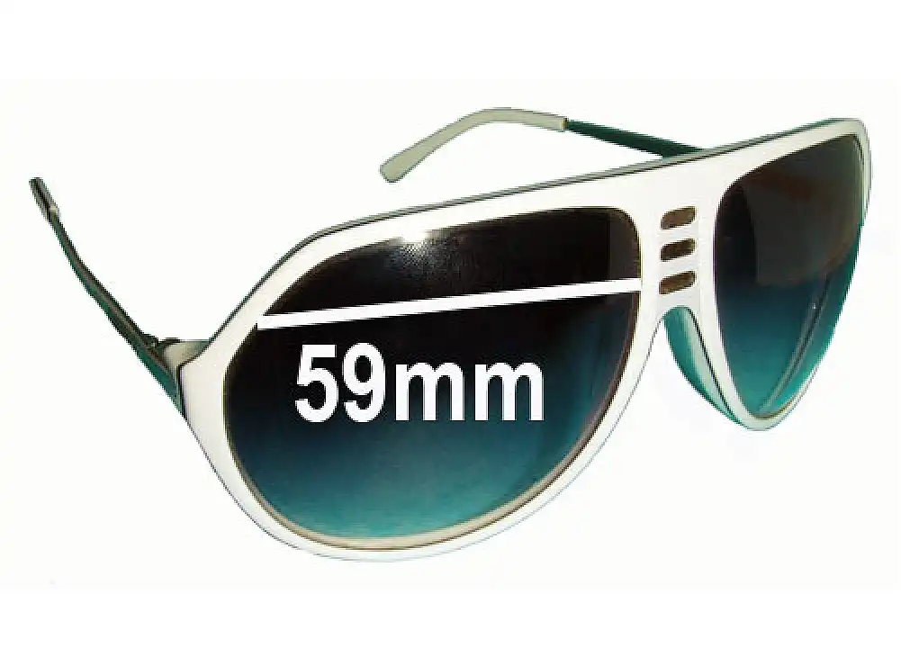Sunglass Fix Verres de Remplacement pour Sabre Crue - 59mm Wide Sunglass Fix Verres de Remplacement pour Sabre Crue - 59mm Wide