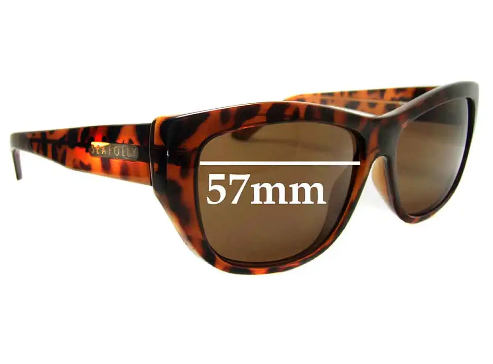 Sunglass Fix Verres de Remplacement pour Seafolly Ginger - 57mm Wide Sunglass Fix Verres de Remplacement pour Seafolly Ginger - 57mm Wide
