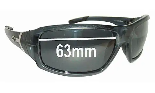 Sunglass Fix Verres de Remplacement pour Smith Interlock Spoiler - 63mm Wide Sunglass Fix Verres de Remplacement pour Smith Interlock Spoiler - 63mm Wide