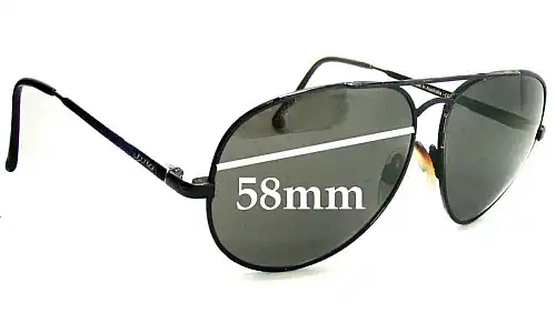 Sunglass Fix Verres de Remplacement pour Spotters Aviator - 58mm Wide Sunglass Fix Verres de Remplacement pour Spotters Aviator - 58mm Wide