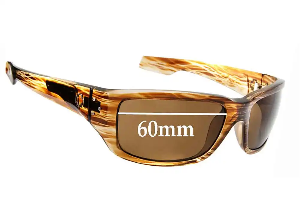 Sunglass Fix Verres de Remplacement pour Spy Optic Nolen - 60mm Wide Sunglass Fix Verres de Remplacement pour Spy Optic Nolen - 60mm Wide
