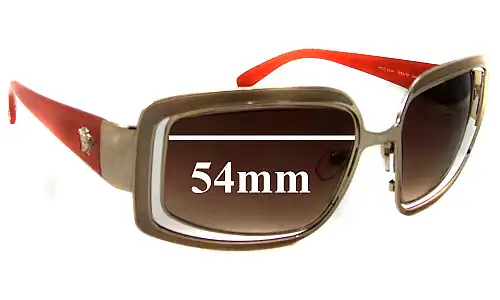 Sunglass Fix Verres de Remplacement pour Versace MOD 2044 - 54mm Wide Sunglass Fix Verres de Remplacement pour Versace MOD 2044 - 54mm Wide
