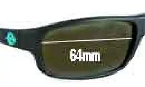 Sunglass Fix Verres de Remplacement pour Vuarnet 4120 - 64mm Wide Sunglass Fix Verres de Remplacement pour Vuarnet 4120 - 64mm Wide